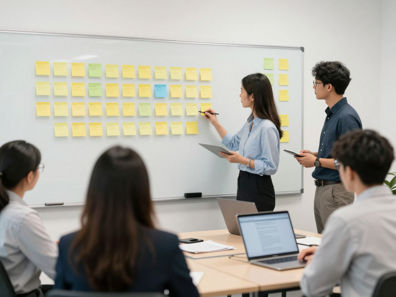 Team participating in office flow session by Youngchradiantae